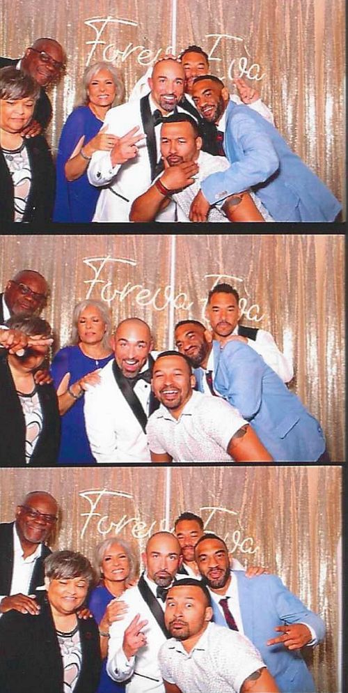 Group photo at Bernie & Virna's Wedding II